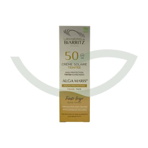 Crème solaire spf50 beige Laboratoires de Biarritz 50ml Protection solaire Maroc
