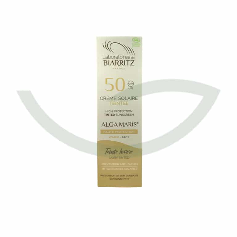 Crème solaire spf50 ivoire 50ml Laboratoires de Biarritz Protection solaire Maroc