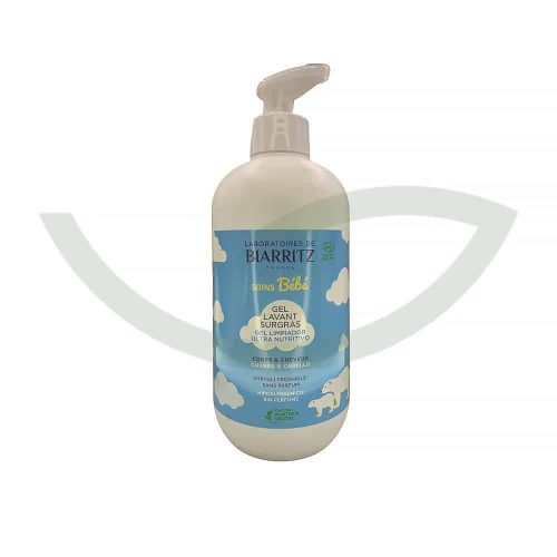Gel lavant surgras 200ml Laboratoires de Biarritz Nettoie la peau Maroc-avant Gel lavant surgras 200ml Laboratoires de Biarritz Nettoie la peau Maroc