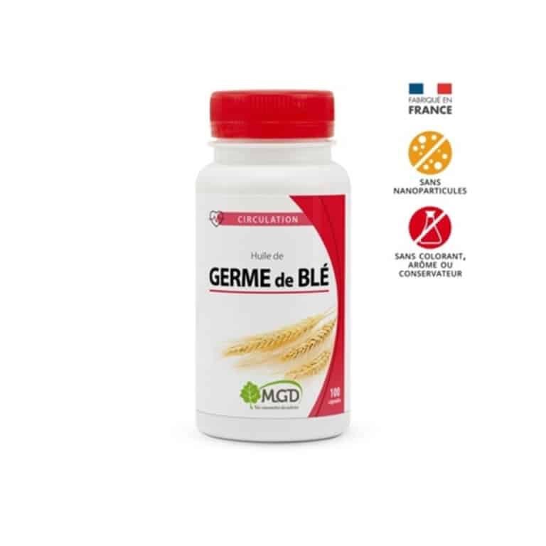 Huile de Germe de Blé 100 gélules MGD Maintenir d’une cholestérolémie normale Maroc Huile de Germe de Blé 100 gélules MGD Maintenir d’une cholestérolémie normale Maroc