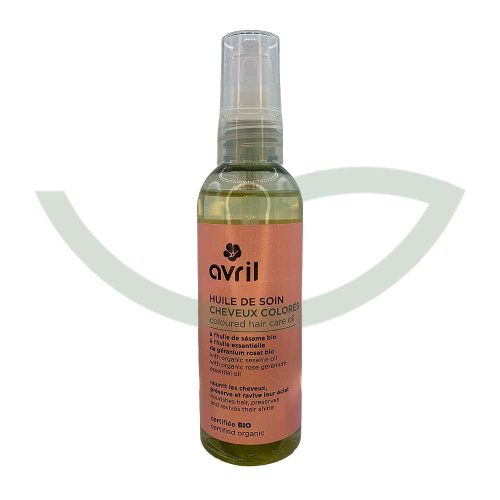 Huile de Soin Cheveux Colorés 100ml Avril Soin Maroc