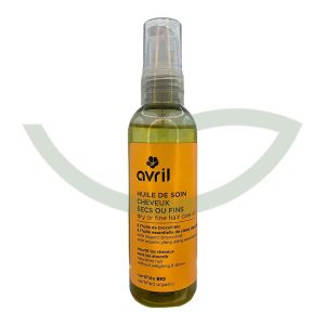 Huile de Soin Cheveux Secs ou Fins 100ml Avril Soin Maroc