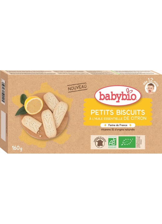 Petits Biscuits Citron 160g Babybio Alimentation Saine Maroc