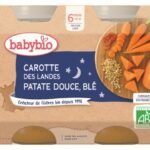 Pot Carotte Patate Douce Blé 2x200g Babybio Sommeil Maroc