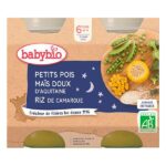 Pot Petits Pois Maïs Riz 2x200g Babybio Sommeil Maroc