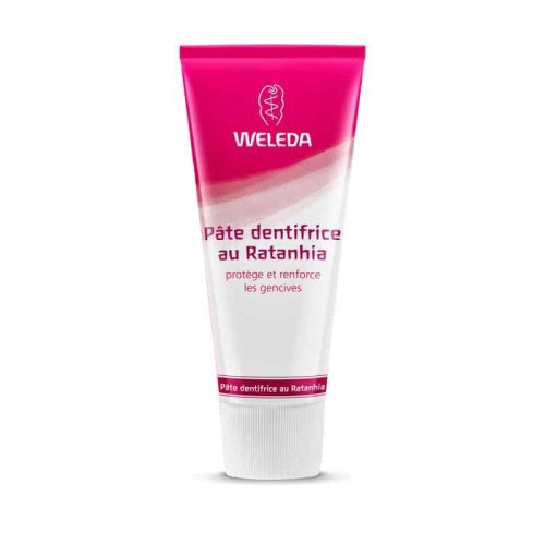 Dentifrice au Ratanhia 75ml Weleda Soin Dentaire Maroc
