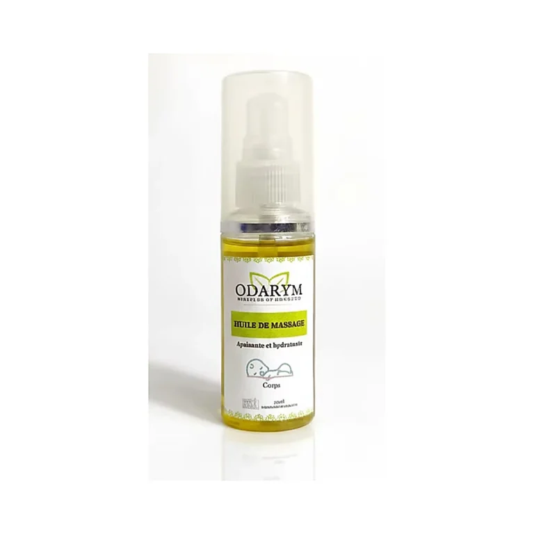 Huile de Massage Apaisante et Hydratante 50ml Odarym Hydratation Maroc
