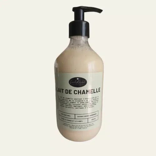 Savon liquide lait de chamelle 500ml Bodygood Hygiène Maroc