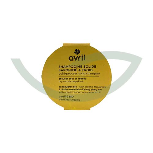Shampooing Solide à Froid Cheveux Secs 100g Avril Soin Maroc