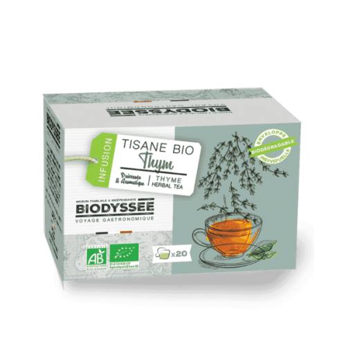 Tisane thym 20 sachets Biodyssée Ayurvédique Maroc Tisane thym 20 sachets Biodyssée Ayurvédique Maroc