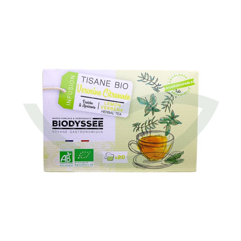 Tisane verveine citronnee 20 sachets Biodyssee Bio Maroc Tisane verveine citronnee 20 sachets Biodyssee Bio Maroc