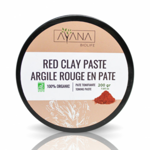 Argile Rouge en Pâte 200g Ayana Biolife Purifiant Maroc