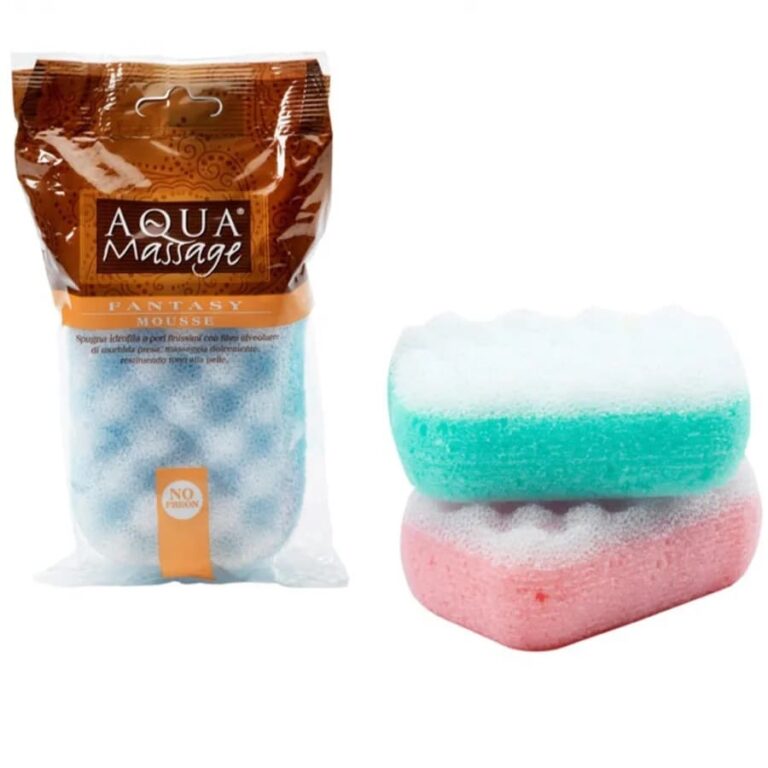Éponge de bain Mousse 1 unité Aqua Massage Nettoyante Maroc Éponge de Bain Mousse 1 unité Aqua Massage Nettoyante Maroc