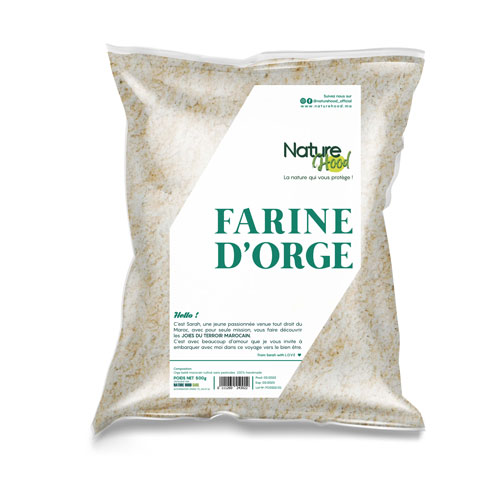 Farine d’orge – 500g – NatureHood