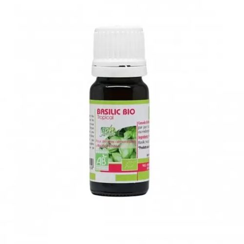 Huile Essentielle Basilic Tropical 10ml GPH Diffusion Confort digestif Maroc