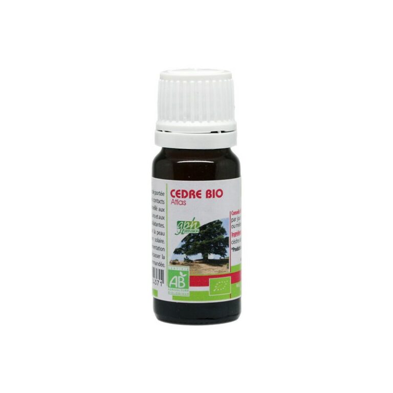 Huile Essentielle Cèdre d'Atlas 10ml GPH Diffusion cicatrisante Maroc Huile Essentielle Cèdre d'Atlas 10ml GPH Diffusion cicatrisante Maroc