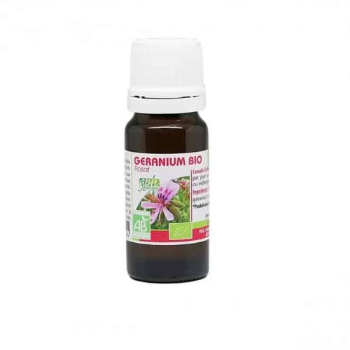 Huile Essentielle Geranium Rosat 10ml GPH Diffusion Cicatrisante Maroc
