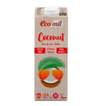 Boisson coco sans sucre 1L Ecomil Alternative saine Maroc