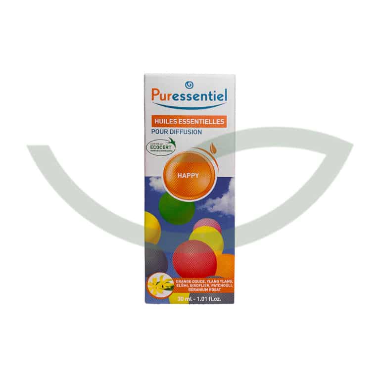 Huile Essentielle Diffuse Happy 30ml Puressentiel Maroc