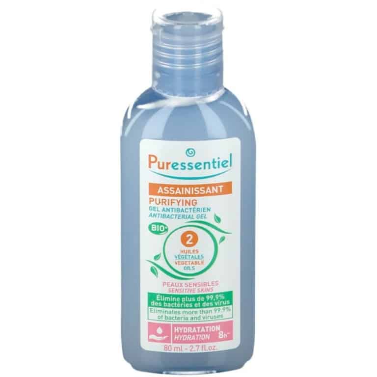 Gel Antibactérien pour Peaux Sensibles 80ml Puressentiel Hygiène Maroc Gel Antibactérien pour Peaux Sensibles 80ml Puressentiel Hygiène Maroc