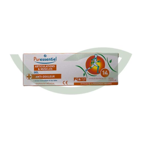 Gel Articulations et Muscles 60ml Puressentiel Anti Douleur Maroc
