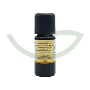 Huile Essentielle de Gingembre bio 10ml Genna Purifiant Maroc
