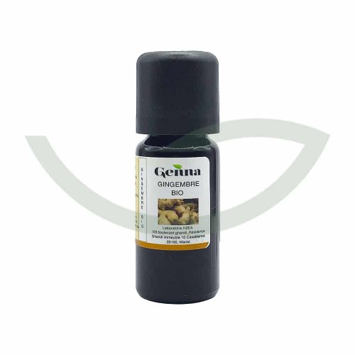 Huile Essentielle Gingembre bio 10ml Genna Purifiant Maroc