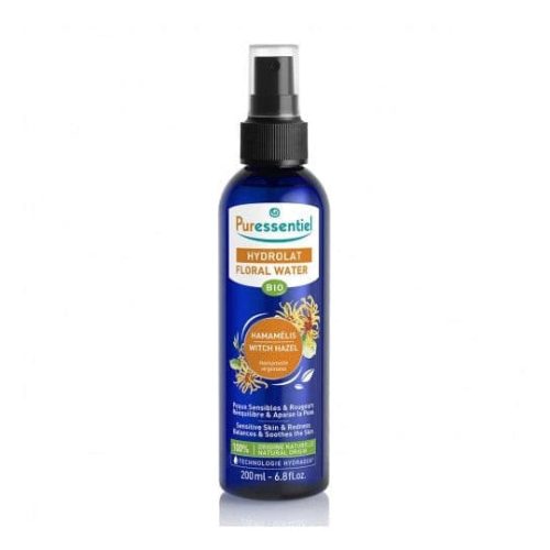 Hydrolat d'Hamamélis Bio 200ml Puressentiel Eau Florale Maroc