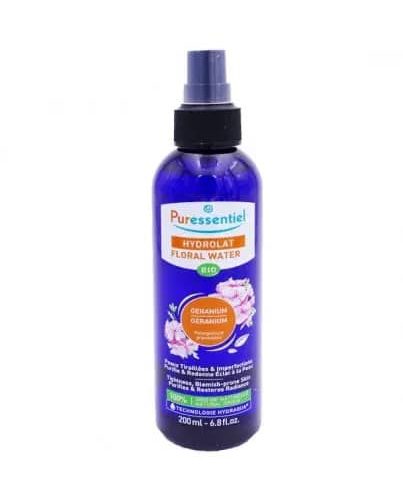 Hydrolat de Géranium Bio 200ml Puressentiel Eau Florale Maroc