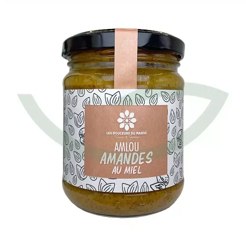 Amlou amandes et miel 190g Les douceurs du Maroc Pâte à tartiner bio Maroc Amlou amandes et miel 190g Les douceurs du Maroc Pâte à tartiner bio Maroc