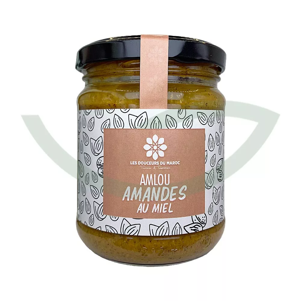 Amlou amandes et miel 190g Les douceurs du Maroc Pâte à tartiner bio Maroc