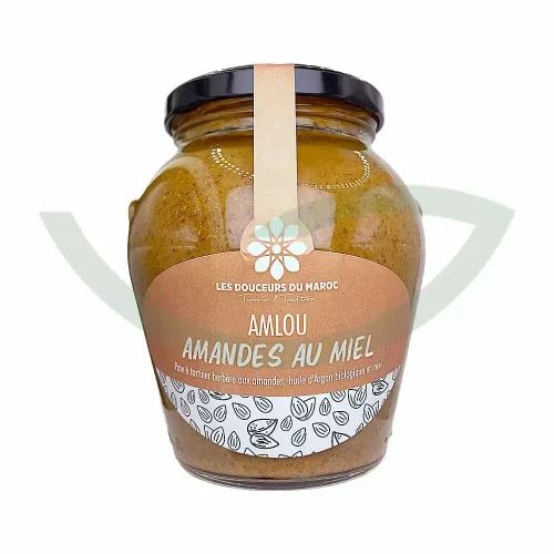Amlou amandes et miel 360g Les douceurs du Maroc Pâte à tartiner bio Maroc Amlou amandes et miel 360g Les douceurs du Maroc Pâte à tartiner bio Maroc