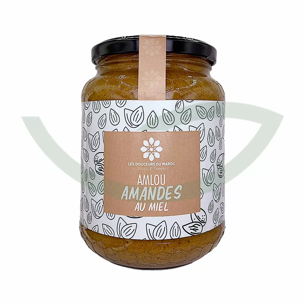 Amlou amandes et miel 750g Les douceurs du Maroc Pâte à tartiner bio Maroc