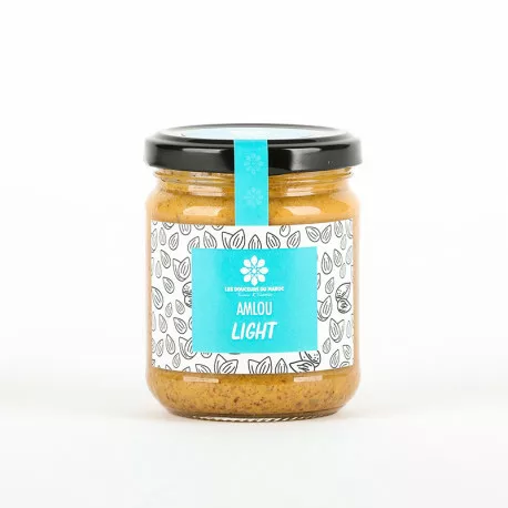 Amlou light 190g Les douceurs du Maroc Pâte à tartiner bio Maroc