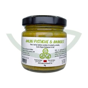 Amlou pistache 90g Les douceurs du Maroc Pâte à tartiner bio Maroc Amlou pistache 90g Les douceurs du Maroc Pâte à tartiner bio Maroc