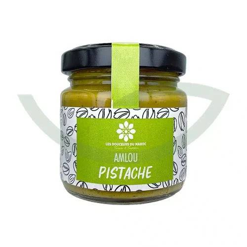 Amlou pistache 90g Les douceurs du Maroc Pâte à tartiner bio Maroc Amlou pistache 90g Les douceurs du Maroc Pâte à tartiner bio Maroc