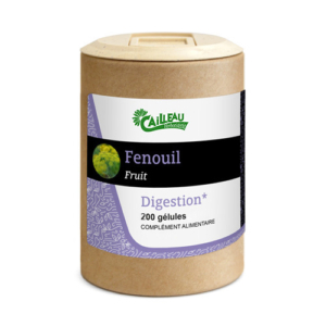 Fenouil Fruit 200 Gélules 235mg Cailleau Confort Digestif Maroc