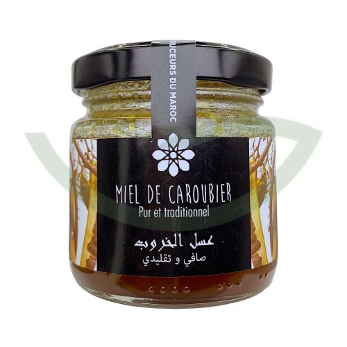 Miel de Caroubier 100g Les douceurs du Maroc Miel bio Maroc