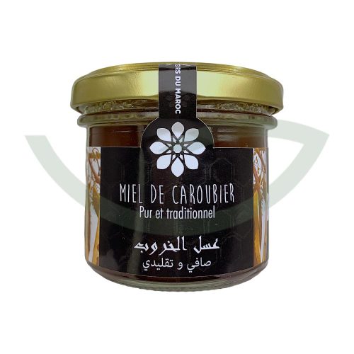 Miel de Caroubier 140g Les douceurs du Maroc Miel bio Maroc