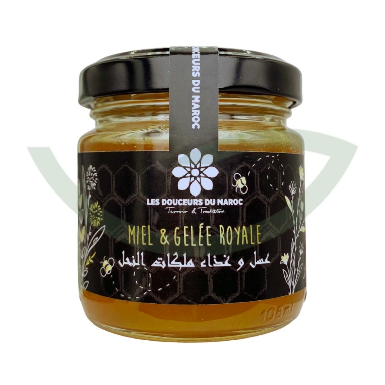 Miel et Gelée royale 100g Les douceurs du Maroc Miel bio Maroc Miel et Gelée royale 100g Les douceurs du Maroc Miel bio Maroc