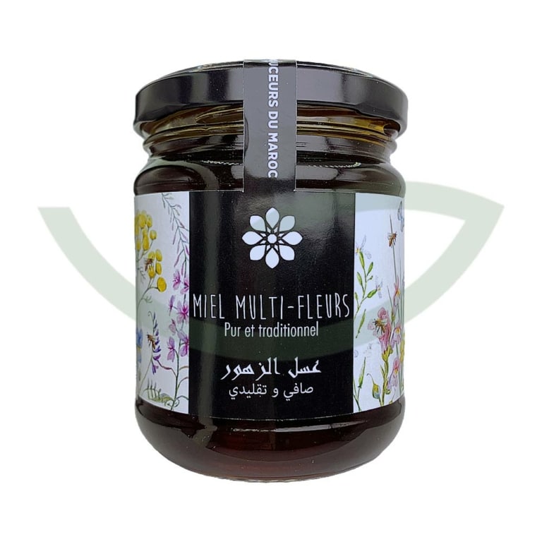 Miel multifleurs 250g Les douceurs du Maroc Miel bio Maroc