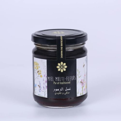 Miel multifleurs 490g Les douceurs du Maroc Miel bio Maroc