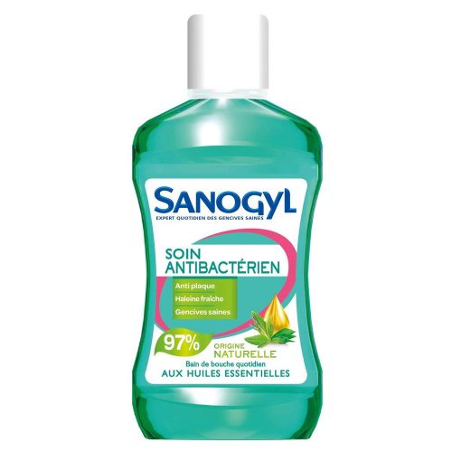 Bain de Bouche Antibactérien 500ml Sanogyl Soin Gencives Maroc