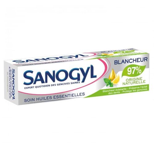 Dentifrice Soin HE Blancheur 75ml Sanogyl Blancheur Maroc