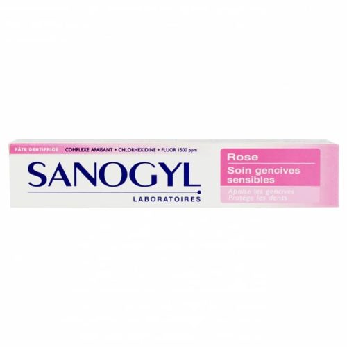 Dentifrice Soin Rose 75ml Sanogyl Soin Dentaire Maroc
