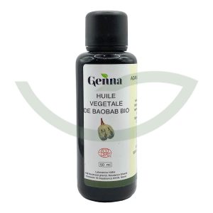 Huile Végétale Baobab Bio 50 ml Genna hydratant Maroc