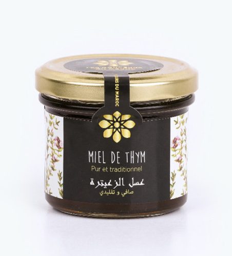 Miel de thym en pot en verre 100 g Les Douceurs du Maroc