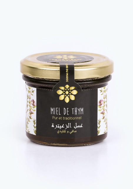 Miel de thym 100 g Les Douceurs du Maroc Miel de thym en pot en verre 100 g Les Douceurs du Maroc