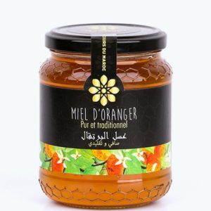 Miel d’oranger en pot en verre 490 g Les Douceurs du Maroc
