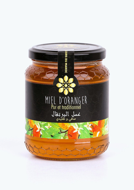 Miel d’oranger 490 g Les Douceurs du Maroc Miel d’oranger en pot en verre 490 g Les Douceurs du Maroc